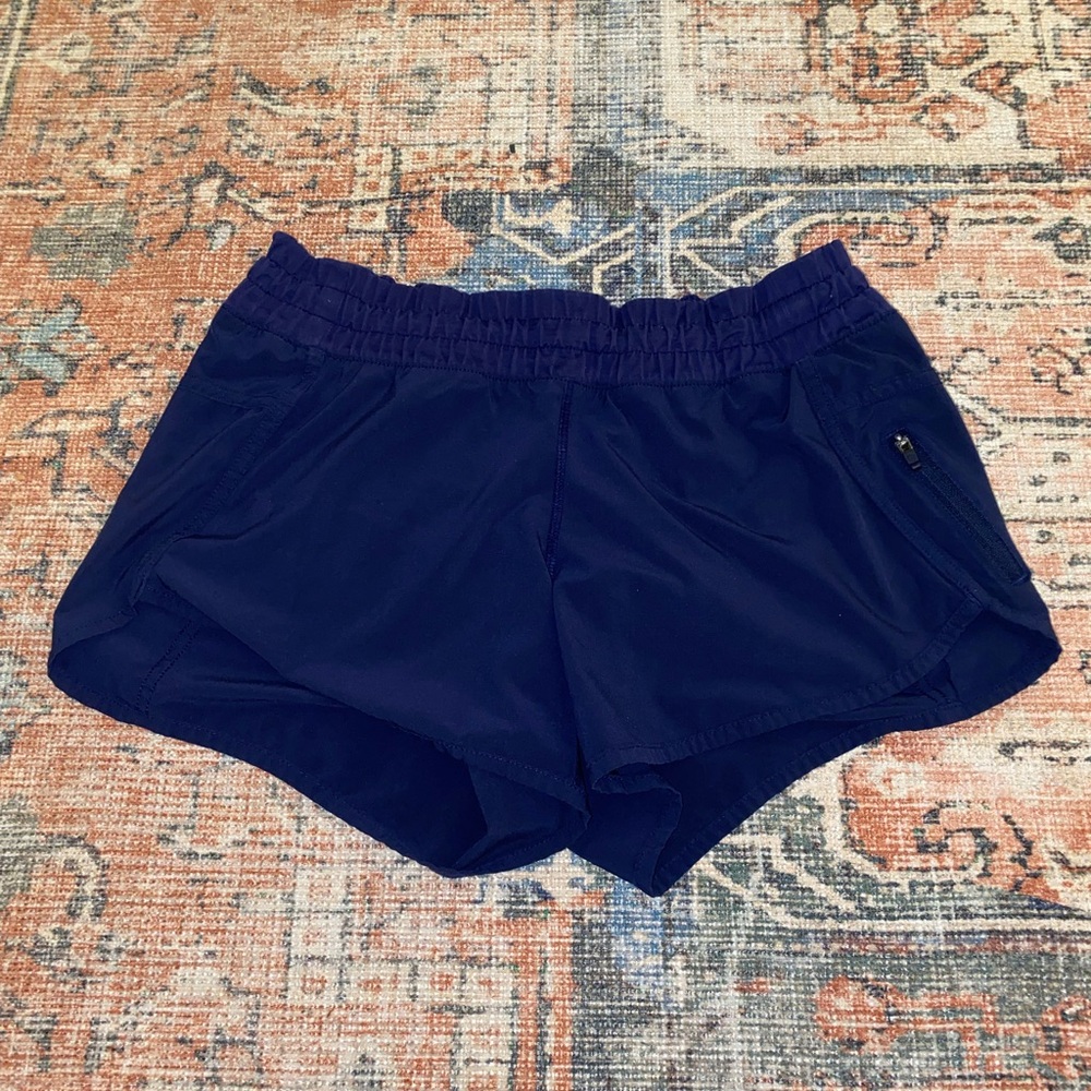 Navy Lululemon shorts